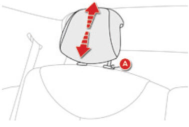 Encostos de cabeça traseiros*