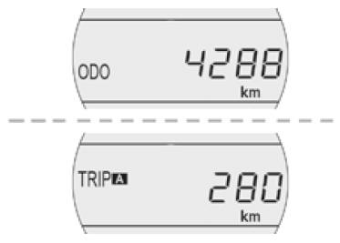 Conta-quilómetros total/ diário