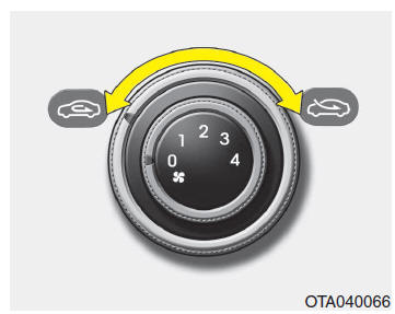 Sistema de climatização manual (se instalado)