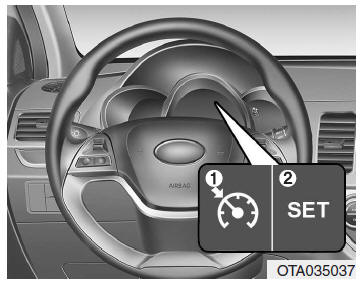 Sistema de controlo da velocidade de cruzeiro 