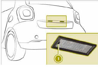 Substituir a luz de iluminação da matrícula