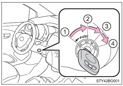 Alterar as posições do interruptor do motor