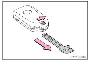 Utilização da chave mecânica (tipo C)